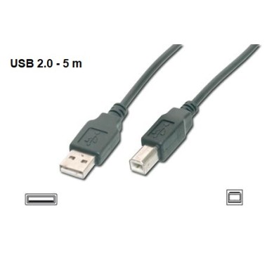 USB 2.0 A–B spausdintuvo laidas 4,5 m – Gembird