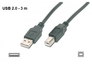 Laidas USB 2.0 A-B spausdintuvams (3 m)