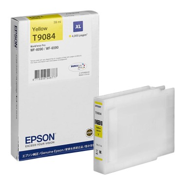Kasetė Epson T9074 XXL Y (C13T90744N), geltona – Originali