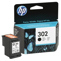 Kasetė HP 302 BK (F6U66AE) juoda – Originali Kasetė HP 302 BK (F6U66AE) juoda – Originali