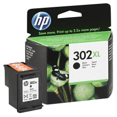 Kasetė HP 302XL BK (F6U68AE) juoda – Originali Kasetė HP 302XL BK (F6U68AE) juoda – Originali
