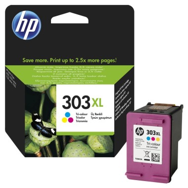 Kasetė HP 303XL CMY (T6N03AE) – Originali
