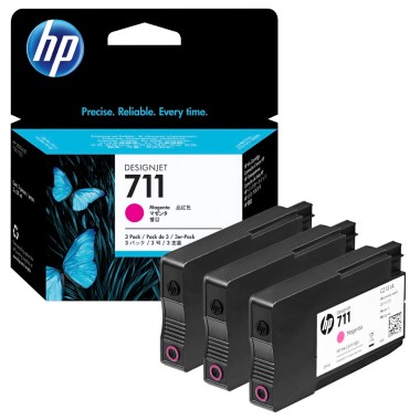 Kasetė HP 711 M, 3x29 ml (CZ135A) – Originali