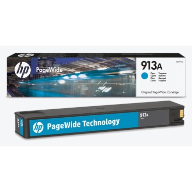 Kasetė HP 913A C (F6T77AE), mėlyna – Originali