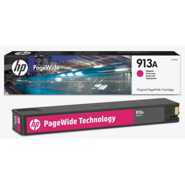 Kasetė HP 913A M (F6T78AE), raudona – Originali