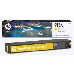 Kasetė HP 913A Y (F6T79AE), geltona – Originali Kasetė HP 913A Y (F6T79AE), geltona – Originali