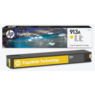 Kasetė HP 913A Y (F6T79AE), geltona – Originali