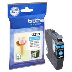 Kasetė Brother LC3213C mėlyna – Originali Kasetė Brother LC3213C mėlyna – Originali