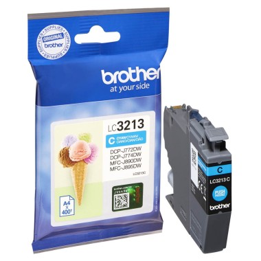 Kasetė Brother LC3213C mėlyna – Originali
