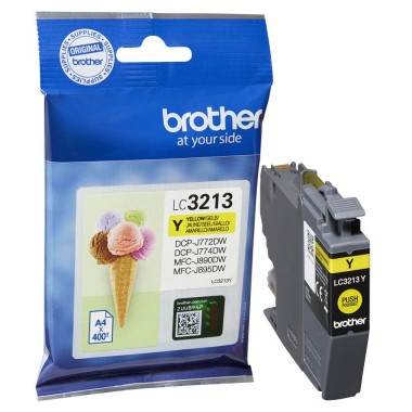 Kasetė Brother LC3213Y geltona – Originali