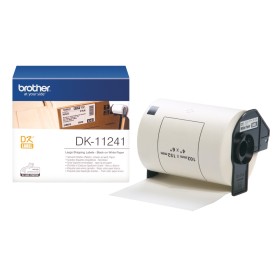 Brother DK-11241 lipni etikečių juostelė (balta, 102 x 152 mm) – Originali