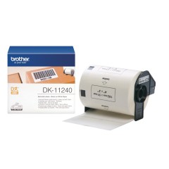 Brother DK-11240 lipni etikečių juostelė (balta, 102x51 mm) – Originali