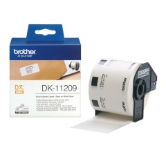 Brother DK-11209 lipni etikečių juostelė (balta, 29x62 mm) – Originali