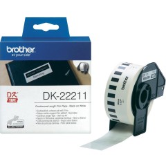 Brother DK-22211 lipni etikečių juostelė (balta ilgai išliekanti, 29 mm) – Originali