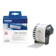 Brother DK-22223 lipni etikečių juostelė (balta, 50 mm) – Originali