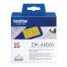 Brother DK-44605 lipni etikečių juostelė (geltona nuimama, 62 mm) – Originali