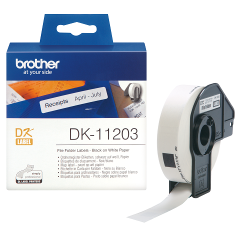 Brother DK-11203 lipni etikečių juostelė (balta, 17x87 mm) – Originali