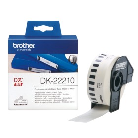 Brother DK-22210 lipni etikečių juostelė (balta, 29mm) – Originali