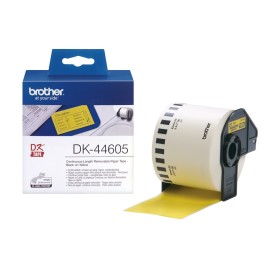 Brother DK-44605 lipni etikečių juostelė (geltona nuimama, 62 mm) – Originali
