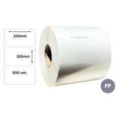 Lipnios etiketės 105x150mm (500 vnt.) – PP