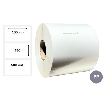 Lipnios etiketės 105x150mm (500 vnt.) – PP