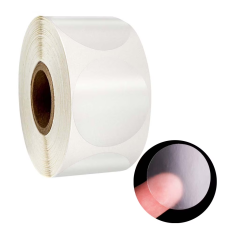 Lipnios etiketės Ø27 mm (2000 vnt.) – skaidrios PP, apvalios Lipnios etiketės Ø27 mm (2000 vnt.) – skaidrios PP, apvalios