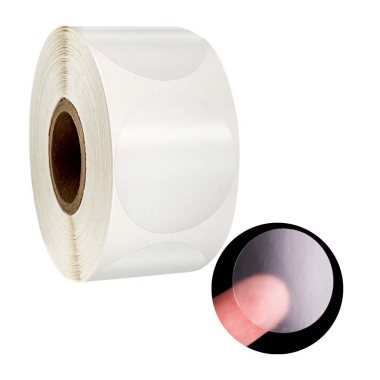 Lipnios etiketės 58x30mm. 2000 vnt (PP) Skaidrūs
