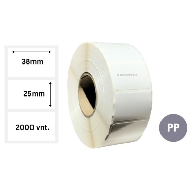 Lipnios etiketės 38x25mm (2000 vnt.) – PP