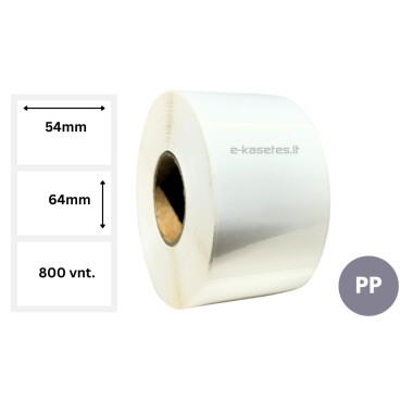 Lipnios etiketės 54x64mm (800 vnt.) – PP