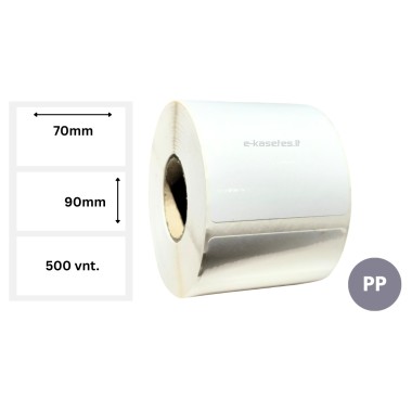 Lipnios etiketės 70x90mm (500 vnt.) – PP
