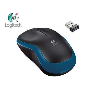 Belaidė pelė Logitech M185 (910-002236), mėlyna