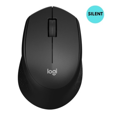 Logitech M330 Silent Plus belaidė pelė juoda (910-004909)