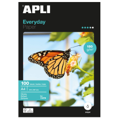 Foto popierius APLI EVERYDAY, A4, 180 g/m2, 100 lapų