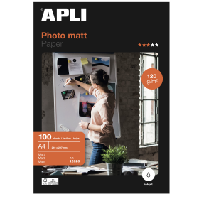 Foto popierius APLI MATT PAPER A4 120 g/m², 100 lapų