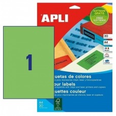 Lipnus popierius Apli Žali A4 (1 etik.) 20 lapų