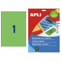 Lipnus popierius Apli Žali A4 (1 etik.) 20 lapų
