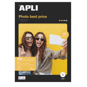 Foto popierius APLI BEST PIRCE, A4, 140 g/m2, 100 lapų