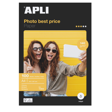 Foto popierius APLI BEST PIRCE, A4, 140 g/m2, 100 lapų