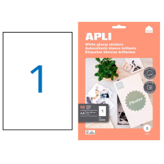 Lipnus popierius Apli HOME balti blizgūs A4 (1 etik.) 10 lapų