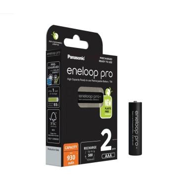 Kraunamos baterijos Eneloop AAA, HR3 930 mAh 2 vnt