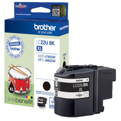Kasetė Brother LC22UBK, black – Originali