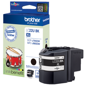 Kasetė Brother LC22UBK, black – Originali