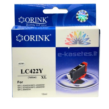 Kasetė Brother LC422XLY Premium