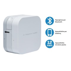 Brother PT-P300BT P-touch CUBE etikečių spausdintuvas Brother PT-P300BT P-touch CUBE etikečių spausdintuvas
