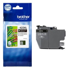Brother LC422XLBK (XL) juoda rašalo kasetė – Originali