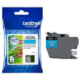 Brother LC422XLC (XL) mėlyna rašalo kasetė – Originali