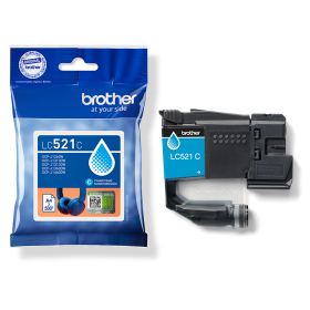 Kasetė Brother LC521C cyan – Originali