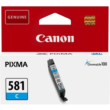 Kasetė Canon CLI-581C mėlyna – Originali