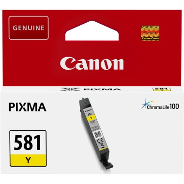 Kasetė Canon CLI-581Y (2105C001) geltona – Originali