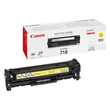 Kasetė Canon 718Y (2659B002), yellow – Originali